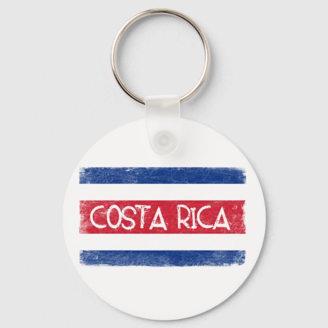 Chaveiro bandeira da Costa Rica (Frente)