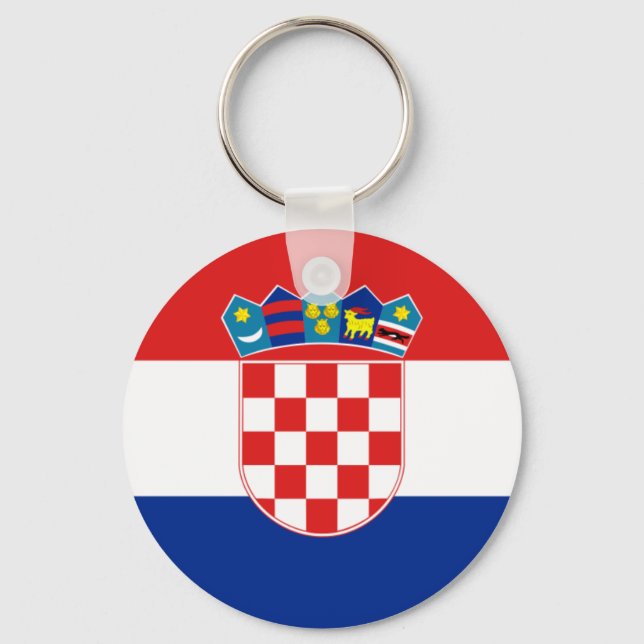 Chaveiro Bandeira da Croácia (Frente)