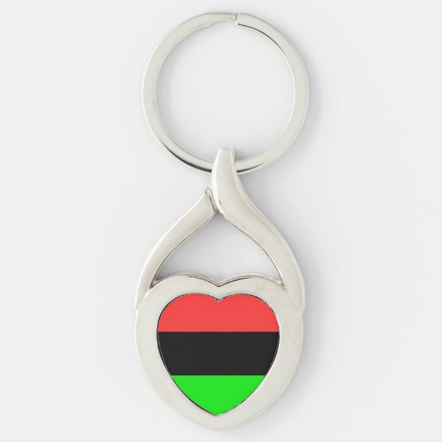 Chaveiro Bandeira da Diáspora Afro-Americana (Frente)