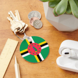 Chaveiro Bandeira da Domínica