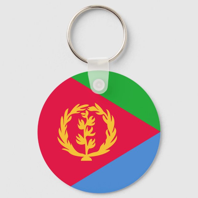 Chaveiro Bandeira da Eritreia (Frente)