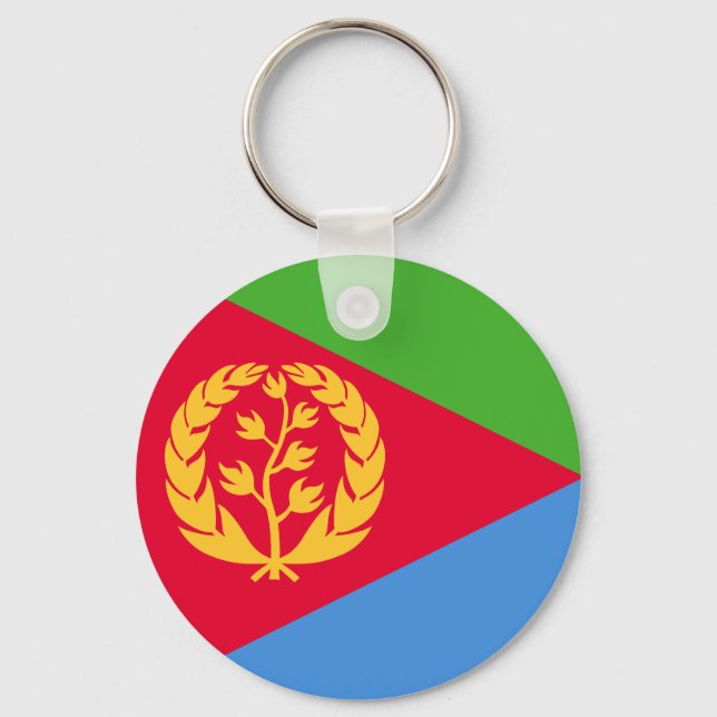 Chaveiro Bandeira da Eritreia (Frente)