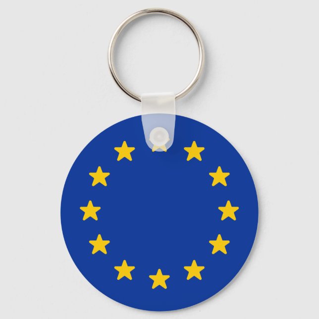 Chaveiro Bandeira da Europa (Frente)