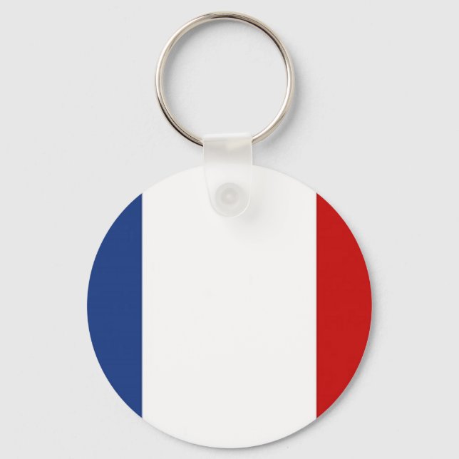 Chaveiro Bandeira da França (Frente)