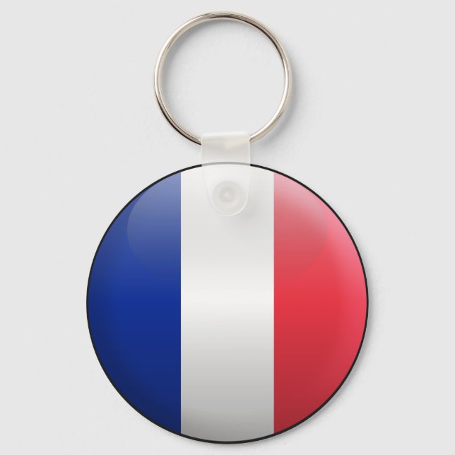 Chaveiro Bandeira da França (Frente)