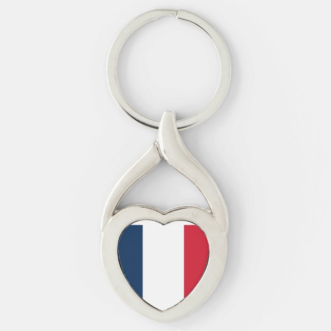 Chaveiro Bandeira da França (Frente)