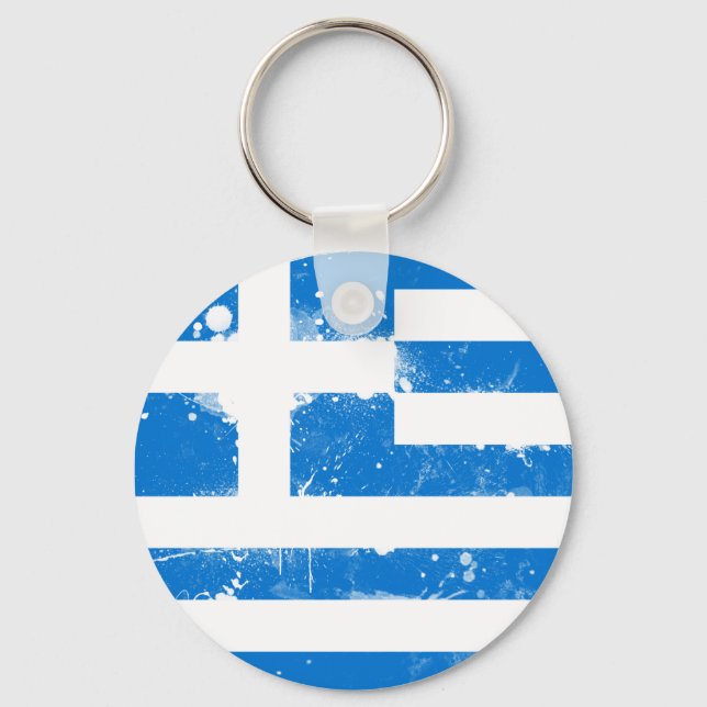 Chaveiro Bandeira da Grécia (Frente)