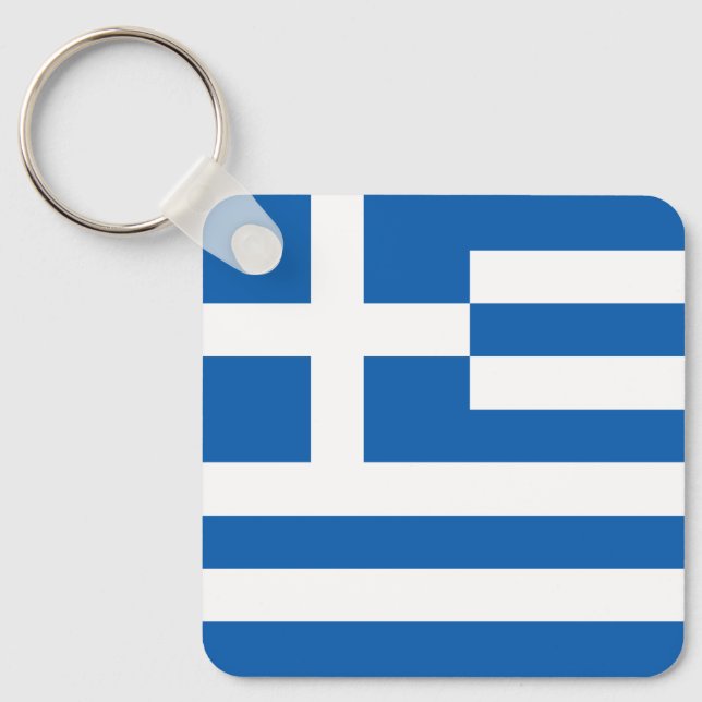Chaveiro Bandeira da Grécia (Frente)