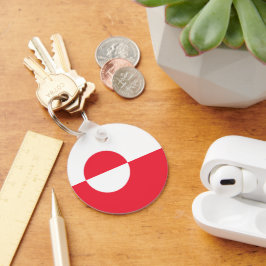 Chaveiro Bandeira da Gronelândia