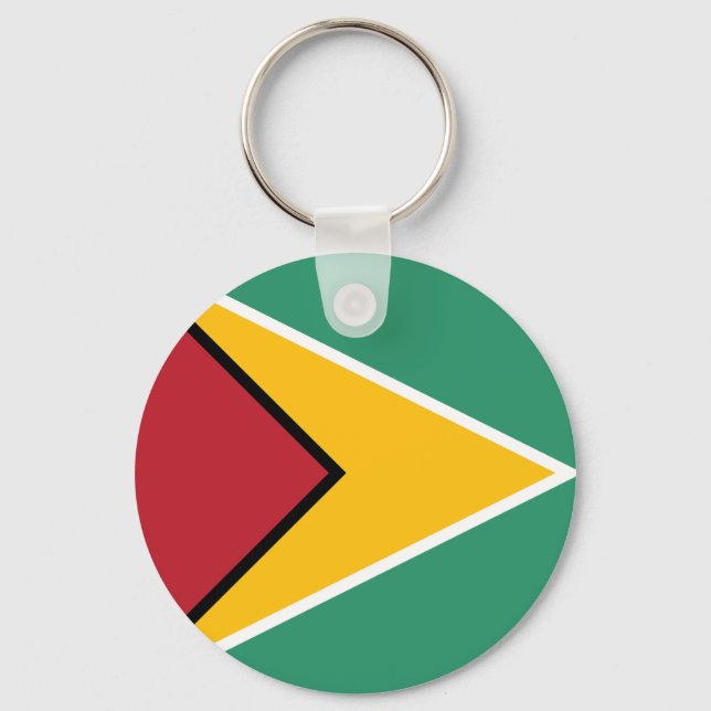 Chaveiro Bandeira da Guiana (Frente)