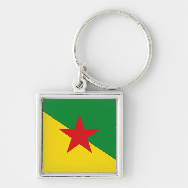 Chaveiro Bandeira da Guiana Francesa (Frente)