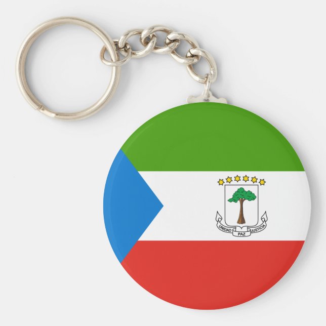 Chaveiro Bandeira da Guiné Equatorial (Frente)