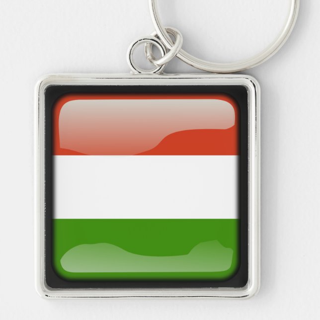 Chaveiro Bandeira da Hungria (Frente)