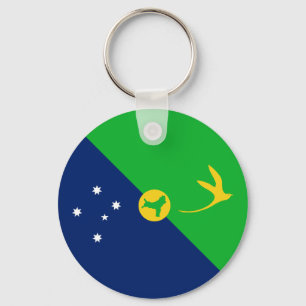 Chaveiro Bandeira da Ilha Christmas