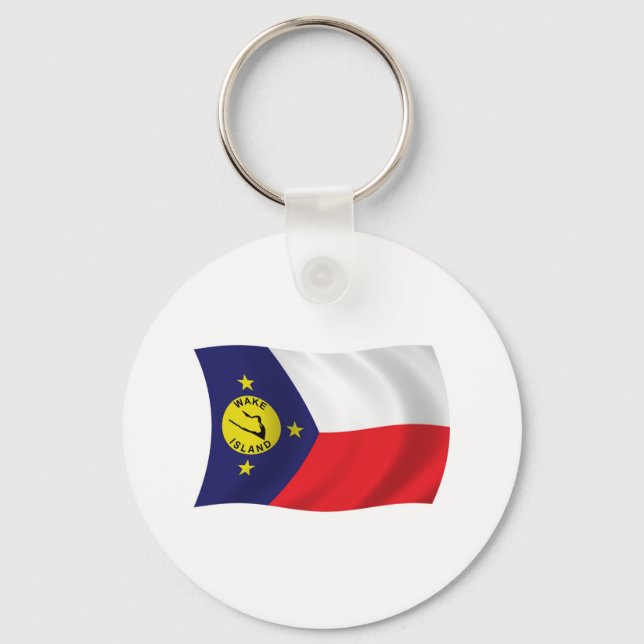 Chaveiro Bandeira da Ilha Wake (Frente)