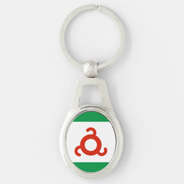 Chaveiro Bandeira da Ingushetia (Frente)
