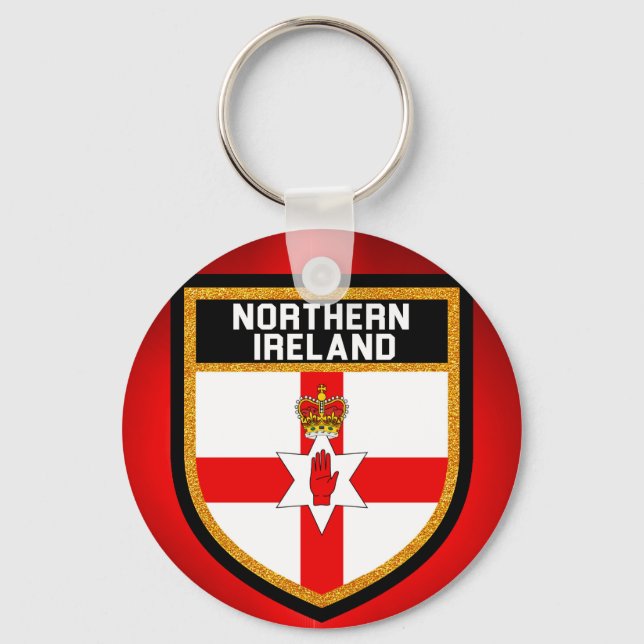 Chaveiro Bandeira da Irlanda do norte (Frente)