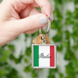 Chaveiro Bandeira da Itália Orgulho Italiano País Europa