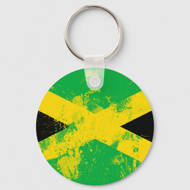Chaveiro Bandeira da Jamaica (Frente)