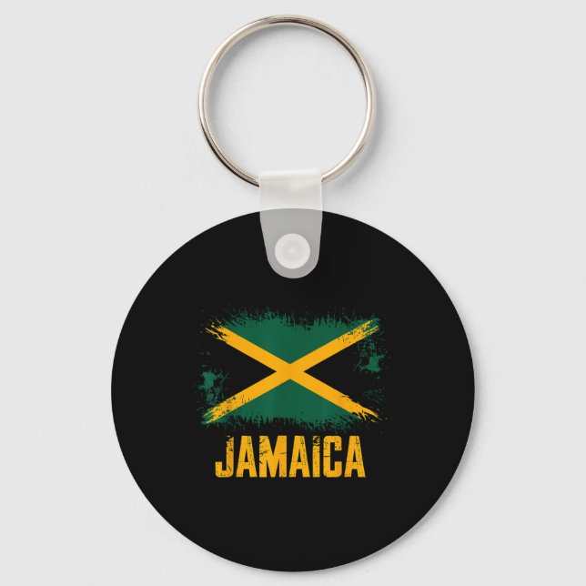 Chaveiro bandeira da Jamaica (Frente)