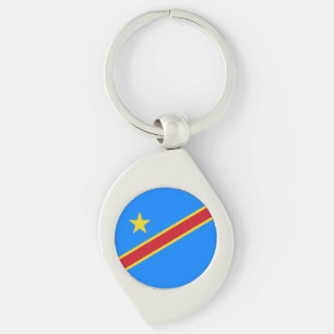 Chaveiro Bandeira da Kinshasa do Congo