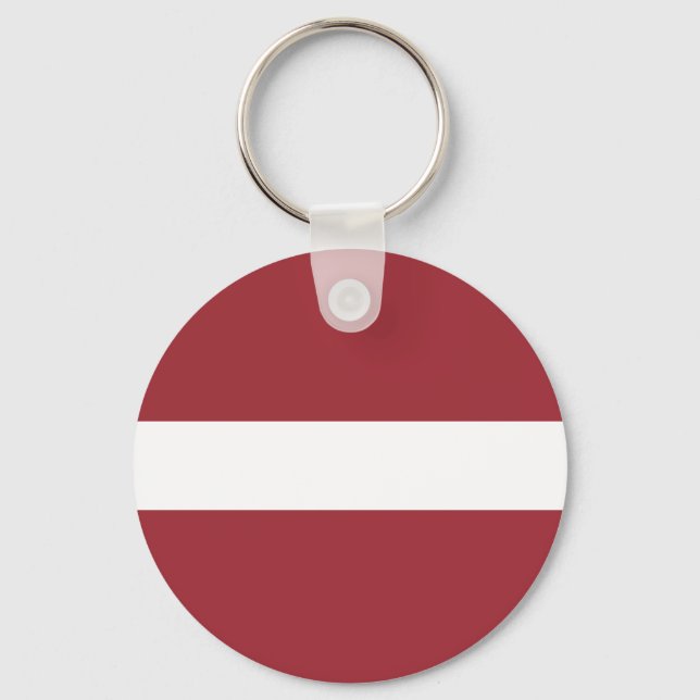 Chaveiro Bandeira da Letónia (Frente)