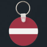 Chaveiro Bandeira da Letónia<br><div class="desc">Bandeira Patriótica da Letónia.</div>