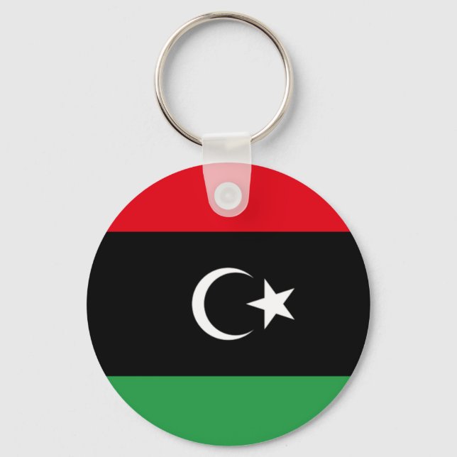 Chaveiro Bandeira da Líbia (Frente)