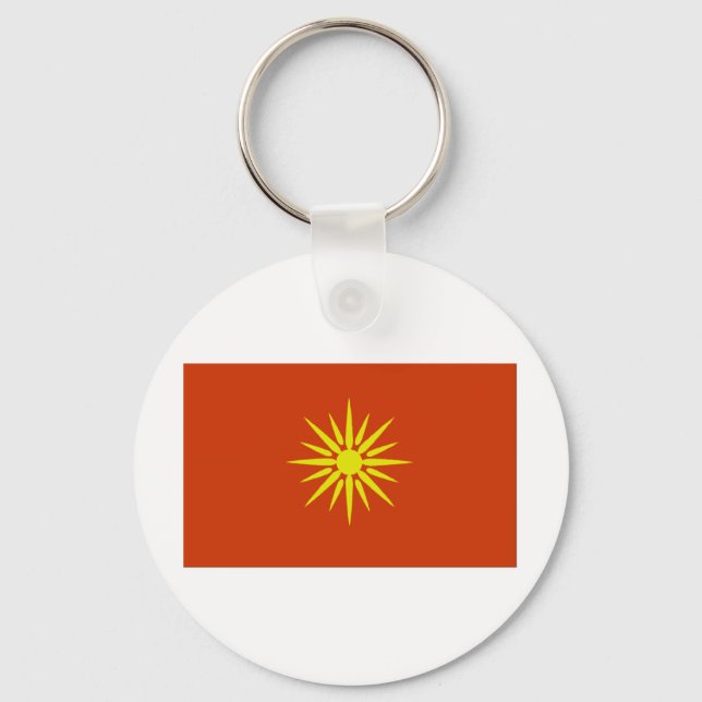 Chaveiro Bandeira da Macedônia (Frente)