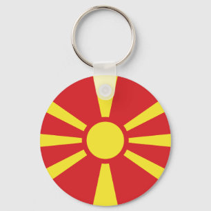 Chaveiro Bandeira da Macedônia do Norte