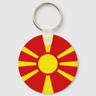 Chaveiro Bandeira da Macedônia do Norte