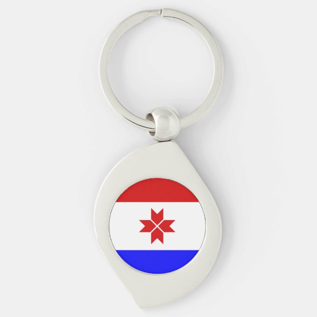 Chaveiro Bandeira da Mordóvia (Frente)