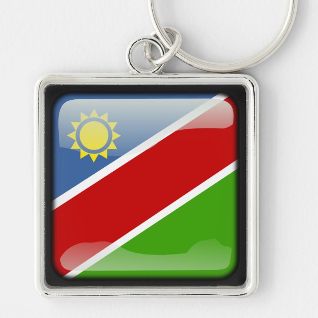 Chaveiro Bandeira da Namíbia (Frente)
