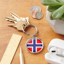 Chaveiro Bandeira da Noruega