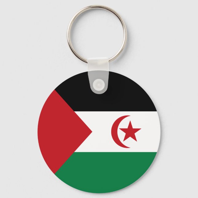 Chaveiro Bandeira da República Árabe Saharaui Democrática (Frente)