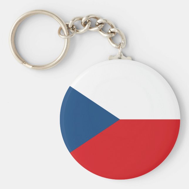 Chaveiro Bandeira da República Checa (Frente)