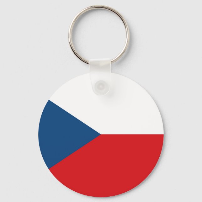 Chaveiro Bandeira da República Checa (Frente)