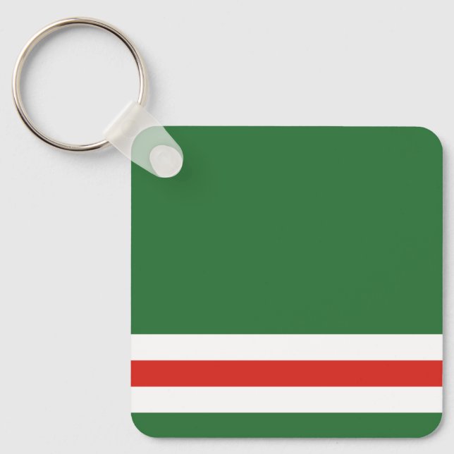 Chaveiro Bandeira da República Chechena de Ichkeria (Frente)