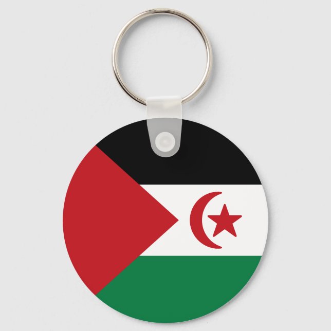 Chaveiro Bandeira da República Democrática Árabe do Saara (Frente)
