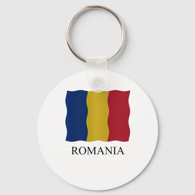 Chaveiro Bandeira da Romênia (Frente)