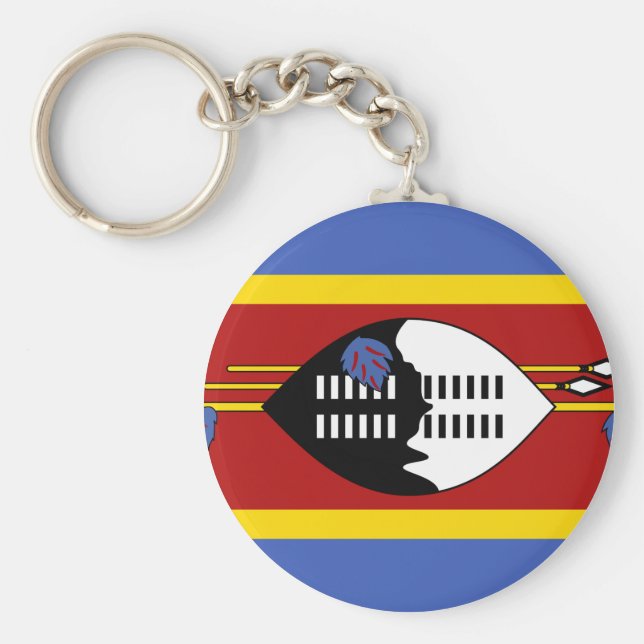 Chaveiro Bandeira da Suazilândia (Frente)