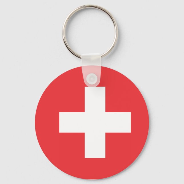 Chaveiro Bandeira da Suiça (Frente)