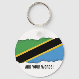 Chaveiro Bandeira da Tanzânia