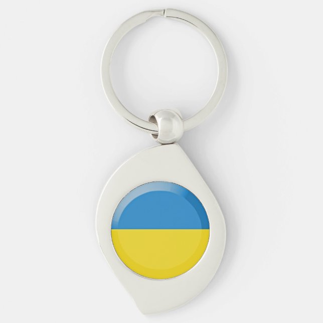 Chaveiro Bandeira da Ucrânia (Frente)