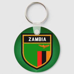 Chaveiro Bandeira da Zâmbia