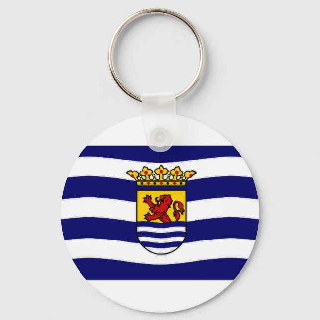 Chaveiro Bandeira da Zelândia neerlandesa (Frente)