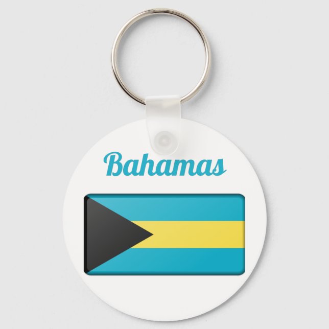 Chaveiro Bandeira das Bahamas (Frente)