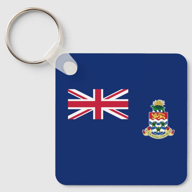 Chaveiro Bandeira das Ilhas Cayman (Frente)