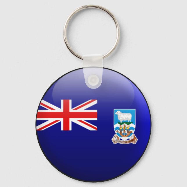 Chaveiro Bandeira das Ilhas Falkland (Frente)