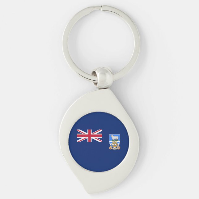 Chaveiro Bandeira das Ilhas Falkland (Frente)
